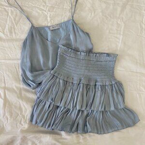 Baby Blue Tank and Smocked Skirt Set Reset by Jane